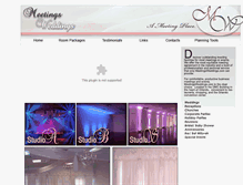 Tablet Screenshot of meetingsweddings.com